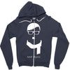 adolf hipster hitler geek Zipper Hoodie