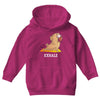 yoga pug exhale Youth Hoodie