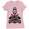 I Am Siberian Husky Actually In A Very Commited Relationship Ladies Fitted T-Shirt