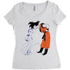 goku vs freeza 2 Women's Triblend Scoop T-shirt