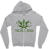 THC Toke Hold Cough T-Shirt Zipper Hoodie