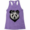 sunglasses panda Racerback Tank