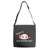 December Peeking Out Baby Girl Adjustable Strap Totes