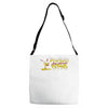 breakdance like nobody's tippin Adjustable Strap Totes
