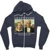 Grant Wood American Gothic Zipper Hoodie