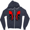 woman prank Zipper Hoodie