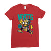 wats (2) Ladies Fitted T-Shirt