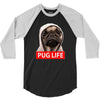 pug life 3/4 Sleeve Shirt