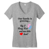 Our Family is Growing Women's V-Neck T-Shirt
