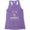 santa aquarius christmas ugly t shirts Racerback Tank