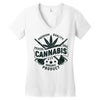 cannabis medical only Women's V-Neck T-Shirt