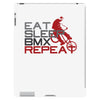 eat sleep bmx repeat iPad 3 and 4 Case