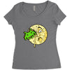 moon invaders Women's Triblend Scoop T-shirt