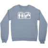 problem l&ouml;sung zocken lustig funny (2) Crewneck Sweatshirt