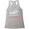 all you need is flight ticket Racerback Tank