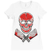 skull meat Ladies Fitted T-Shirt