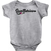 sagittarius violet Baby Bodysuit