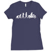 evolution of man Ladies Fitted T-Shirt