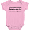 i can only please 1 person a day Baby Bodysuit