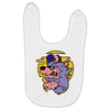 loup de cartoon Baby Bibs