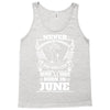 Never Underestimate Dog Rescuer Who Was Born June Tank Top
