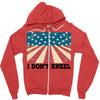I Don't Kneel Zipper Hoodie