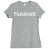 ph.inished. Ladies Fitted T-Shirt
