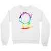 colorful music man Crewneck Sweatshirt