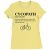 Cycopath Noun Ladies Fitted T-Shirt