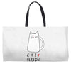 cat love person! Weekender Totes