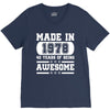 made in 1978 40 years of being awesome V-Neck Tee