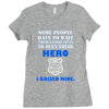 police officers dad Ladies Fitted T-Shirt