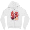 heart attack Zipper Hoodie