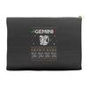 gemini christmas ugly sweater Accessory Pouches