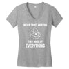 Never Trust An Atom Women's V-Neck T-Shirt