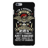 I'm A Veteran Dad T Shirt iPhone 6 Plus/6s Plus Case