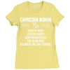 Capricorn Woman Ladies Fitted T-Shirt