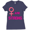 Women's March We are Strong Ladies Fitted T-Shirt