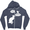 pussy! chicken! Zipper Hoodie