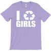 i recycle girls  funny T-Shirt