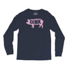 pig oink funny Long Sleeve Shirts