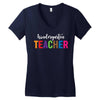 Kindergarten Teacher Women's V-Neck T-Shirt