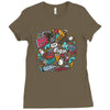 aw yea! Ladies Fitted T-Shirt