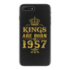 kings are born in 1957 iPhone 7 Plus Case