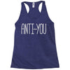 anti you Racerback Tank