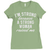 strong woman Ladies Fitted T-Shirt