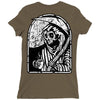 death before decaf Ladies Fitted T-Shirt