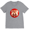 route 66 sign distressed, ideal birthday gift or present V-Neck Tee
