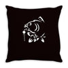 carp fishing Throw Pillow