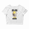 snoring gentleman Crop Top